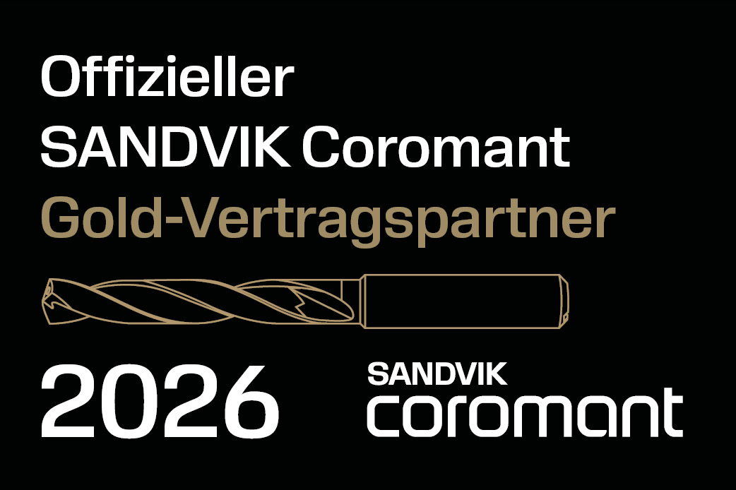 Gold-Vertragspartner von Sandvik Coromant Gold-Vertragspartner von Sandvik Coromant